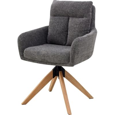 Livetastic , Grau , Holz, Metall, Textil , Eiche, Pappel , massiv, Sperrholz , 59x92x63 cm , Sitzfläche 360° drehbar , Esszimmer, Esszimmerstühle, Polsterstühle Livetastic , Grau , Holz, Metall, Textil , Eiche, Pappel , massiv, Sperrholz , 59x92x63 cm , Sitzfläche 360° drehbar , Esszimmer, Esszimmerstühle, Polsterstühle