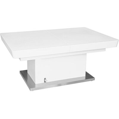 Möbelix , Weiß , Metall, Holzwerkstoff , rechteckig , 120-160x50-78x80 cm , ausziehbar, höhenverstellbar , Wohnzimmer, Wohnzimmertische, Couchtische, Couchtische Metall Möbelix , Weiß , Metall, Holzwerkstoff , rechteckig , 120-160x50-78x80 cm , ausziehbar, höhenverstellbar , Wohnzimmer, Wohnzimmertische, Couchtische, Couchtische Metall