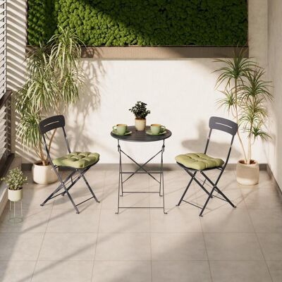 Beldano , Grau , Metall , Tisch klappbar, gastro- und objekttauglich, Stuhl klappbar, geeignet für Balkon , Beldano , Grau , Metall , Tisch klappbar, gastro- und objekttauglich, Stuhl klappbar, geeignet für Balkon ,