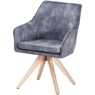 Möbelix , Grau , Holz, Textil , Kautschukholz , massiv , Füllung: Schaumstoff , 62x83x63 cm , Sitzfläche 360° drehbar , Esszimmer, Esszimmerstühle, Polsterstühle Möbelix , Grau , Holz, Textil , Kautschukholz , massiv , Füllung: Schaumstoff , 62x83x63 cm , Sitzfläche 360° drehbar , Esszimmer, Esszimmerstühle, Polsterstühle