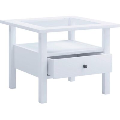 Mid.you , Weiß , Glas , 1 Schublade(n) Schubladen , quadratisch , 54x42x54 cm , Wohnzimmer, Wohnzimmertische, Couchtische, Couchtische mit Laden Mid.you , Weiß , Glas , 1 Schublade(n) Schubladen , quadratisch , 54x42x54 cm , Wohnzimmer, Wohnzimmertische, Couchtische, Couchtische mit Laden