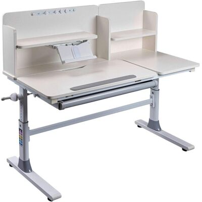 Mid.you , Weiß , Holzwerkstoff , 1 Schublade(n) Schubladen , rechteckig , 60x96-116x120 cm , höhenverstellbar , Kinder- & Jugendzimmer, Kinderschreibtische Mid.you , Weiß , Holzwerkstoff , 1 Schublade(n) Schubladen , rechteckig , 60x96-116x120 cm , höhenverstellbar , Kinder- & Jugendzimmer, Kinderschreibtische