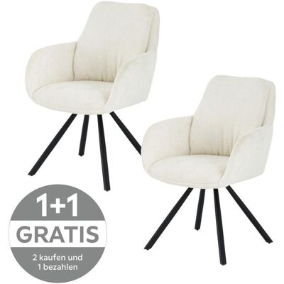 Mid.you , Beige , Holz, Metall, Textil , Pappel , Sperrholz , 62x88x66 cm , Esszimmer, Esszimmerstühle, Polsterstühle Mid.you , Beige , Holz, Metall, Textil , Pappel , Sperrholz , 62x88x66 cm , Esszimmer, Esszimmerstühle, Polsterstühle