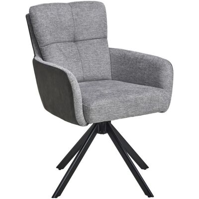 Livetastic , Grau , Holz, Metall, Textil , Pappel , Sperrholz , 60x88x67 cm , Sitzfläche 360° drehbar , Esszimmer, Esszimmerstühle, Polsterstühle Livetastic , Grau , Holz, Metall, Textil , Pappel , Sperrholz , 60x88x67 cm , Sitzfläche 360° drehbar , Esszimmer, Esszimmerstühle, Polsterstühle