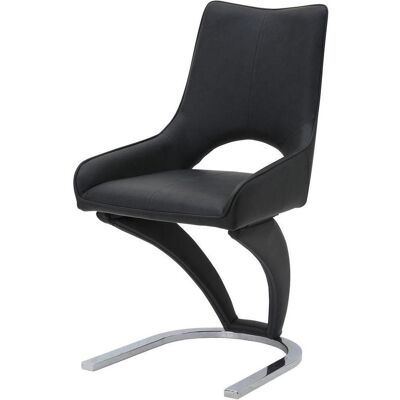 Möbelix , Schwarz, Chromfarben , Metall, Textil , 49x90x58 cm , Esszimmer, Esszimmerstühle, Lederstühle Esszimmer, Lederlook Stühle Möbelix , Schwarz, Chromfarben , Metall, Textil , 49x90x58 cm , Esszimmer, Esszimmerstühle, Lederstühle Esszimmer, Lederlook Stühle