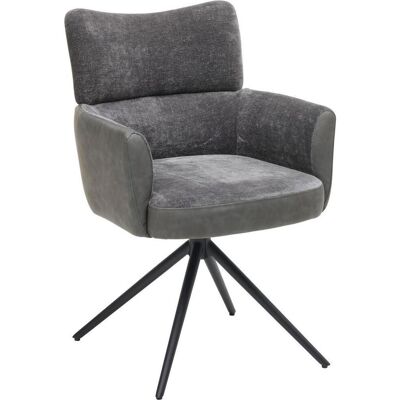 Livetastic , Grau, Schwarz , Metall, Textil , 58x84x64 cm , Sitzfläche 360° drehbar , Esszimmer, Esszimmerstühle, Lederstühle Esszimmer, Lederlook Stühle Livetastic , Grau, Schwarz , Metall, Textil , 58x84x64 cm , Sitzfläche 360° drehbar , Esszimmer, Esszimmerstühle, Lederstühle Esszimmer, Lederlook Stühle