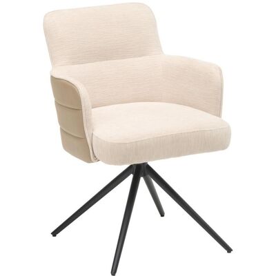Livetastic , Schwarz, Beige , Metall, Textil , 58x82x64 cm , Sitzfläche 360° drehbar, inklusive Armlehnen , Esszimmer, Esszimmerstühle, Lederstühle Esszimmer, Lederlook Stühle Livetastic , Schwarz, Beige , Metall, Textil , 58x82x64 cm , Sitzfläche 360° drehbar, inklusive Armlehnen , Esszimmer, Esszimmerstühle, Lederstühle Esszimmer, Lederlook Stühle