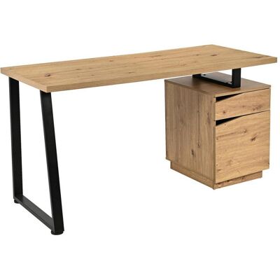 Möbelix , Schwarz, Eiche Artisan , Metall, Holzwerkstoff , 1 Schublade(n) Schubladen , rechteckig , 140x74x60 cm , Büromöbel, Schreibtische, Schreibtische Möbelix , Schwarz, Eiche Artisan , Metall, Holzwerkstoff , 1 Schublade(n) Schubladen , rechteckig , 140x74x60 cm , Büromöbel, Schreibtische, Schreibtische