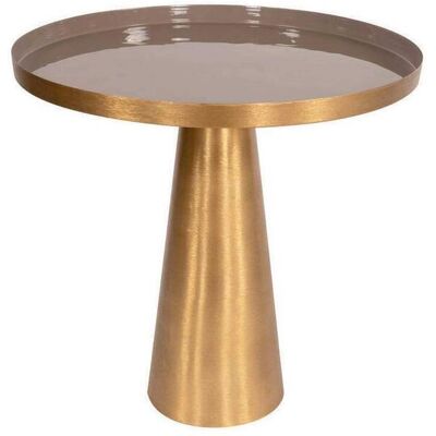 Kayoom , Graubraun , Metall , Uni , rund , 51x50x51 cm , Kleinmöbel, Beistelltische Kayoom , Graubraun , Metall , Uni , rund , 51x50x51 cm , Kleinmöbel, Beistelltische
