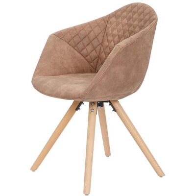 Kayoom , Braun , Holz, Textil , Buche , 59x82x55 cm , Esszimmer, Esszimmerstühle, Polsterstühle Kayoom , Braun , Holz, Textil , Buche , 59x82x55 cm , Esszimmer, Esszimmerstühle, Polsterstühle