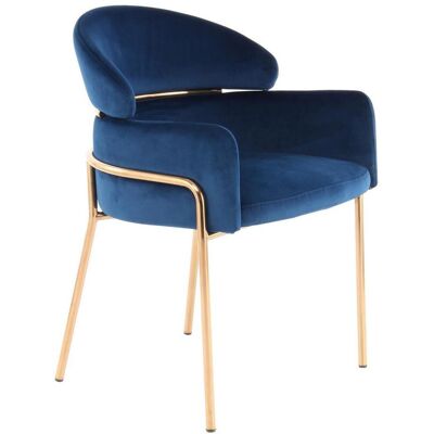Kayoom , Blau , Metall , 58x79x57 cm , Esszimmer, Esszimmerstühle, Polsterstühle Kayoom , Blau , Metall , 58x79x57 cm , Esszimmer, Esszimmerstühle, Polsterstühle
