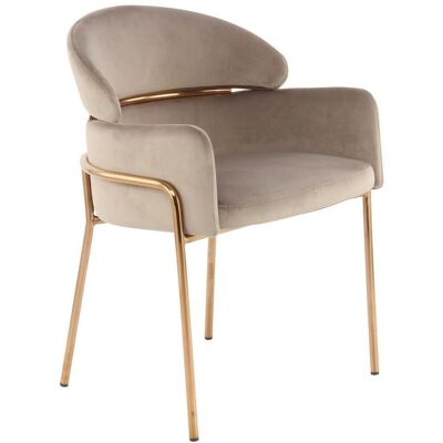 Kayoom , Taupe , Metall , 58x79x57 cm , Esszimmer, Esszimmerstühle, Polsterstühle Kayoom , Taupe , Metall , 58x79x57 cm , Esszimmer, Esszimmerstühle, Polsterstühle