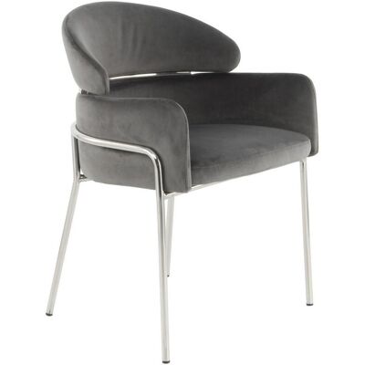 Kayoom , Grau , Metall , 58x79x57 cm , Esszimmer, Esszimmerstühle, Polsterstühle Kayoom , Grau , Metall , 58x79x57 cm , Esszimmer, Esszimmerstühle, Polsterstühle