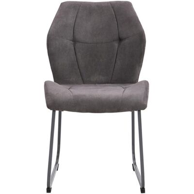 Mid.you , Grau , Metall, Textil , 51x86x61 cm , Esszimmer, Esszimmerstühle, Polsterstühle Mid.you , Grau , Metall, Textil , 51x86x61 cm , Esszimmer, Esszimmerstühle, Polsterstühle