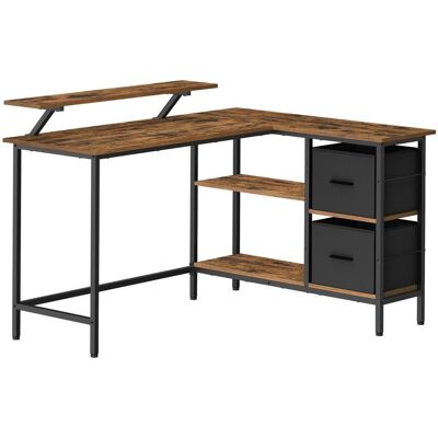 Mid.you , Schwarz, Dunkelbraun , Metall, Holzwerkstoff , 2 Schublade(n) Schubladen , 135x89x105 cm , USB-Anschlüsse , Mid.you , Schwarz, Dunkelbraun , Metall, Holzwerkstoff , 2 Schublade(n) Schubladen , 135x89x105 cm , USB-Anschlüsse ,
