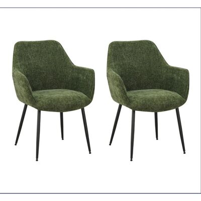 Mid.you , Grün , Metall , Uni , 61x84x59.5 cm , Esszimmer, Esszimmerstühle, Armlehnstühle Mid.you , Grün , Metall , Uni , 61x84x59.5 cm , Esszimmer, Esszimmerstühle, Armlehnstühle
