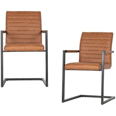 Livetastic , Cognac , Metall, Textil , 54x87x62 cm , Esszimmer, Esszimmerstühle, Polsterstühle Livetastic , Cognac , Metall, Textil , 54x87x62 cm , Esszimmer, Esszimmerstühle, Polsterstühle