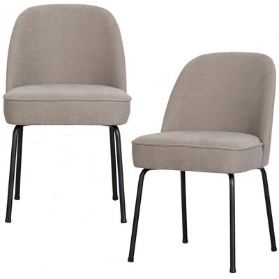 Livetastic , Schwarz, Sandfarben , Metall , 50x83x57 cm , Esszimmer, Esszimmerstühle, Stuhlsets Esszimmer Livetastic , Schwarz, Sandfarben , Metall , 50x83x57 cm , Esszimmer, Esszimmerstühle, Stuhlsets Esszimmer