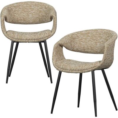 Livetastic , Schwarz, Sandfarben , Metall, Textil , 57x78x57 cm , Esszimmer, Esszimmerstühle, Armlehnstühle Livetastic , Schwarz, Sandfarben , Metall, Textil , 57x78x57 cm , Esszimmer, Esszimmerstühle, Armlehnstühle