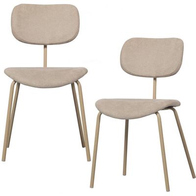 Livetastic , Sandfarben , Metall, Textil , 54x78x45 cm , Esszimmer, Esszimmerstühle, Stuhlsets Esszimmer Livetastic , Sandfarben , Metall, Textil , 54x78x45 cm , Esszimmer, Esszimmerstühle, Stuhlsets Esszimmer