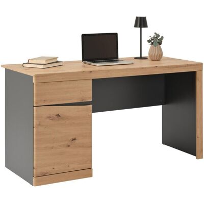 Möbelix , Anthrazit, Eiche Artisan , Holzwerkstoff , 1 Schublade(n) Schubladen , 140x76.5x59.9 cm , Möbelix , Anthrazit, Eiche Artisan , Holzwerkstoff , 1 Schublade(n) Schubladen , 140x76.5x59.9 cm ,
