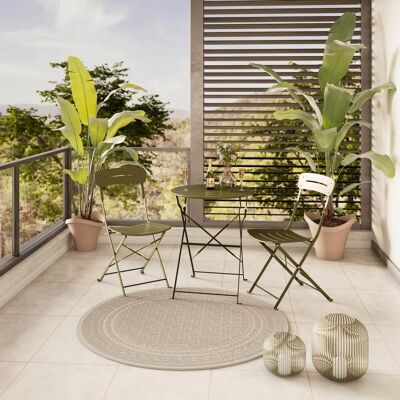 Beldano , Grün , Metall , Tisch klappbar, gastro- und objekttauglich, Stuhl klappbar, geeignet für Balkon , Beldano , Grün , Metall , Tisch klappbar, gastro- und objekttauglich, Stuhl klappbar, geeignet für Balkon ,