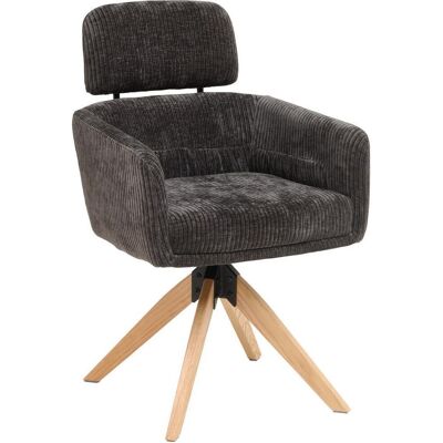 Livetastic , Anthrazit , Holz, Metall, Textil , Eiche, Pappel , massiv, Sperrholz , 60x90x69 cm , Sitzfläche 360° drehbar , Esszimmer, Esszimmerstühle, Polsterstühle Livetastic , Anthrazit , Holz, Metall, Textil , Eiche, Pappel , massiv, Sperrholz , 60x90x69 cm , Sitzfläche 360° drehbar , Esszimmer, Esszimmerstühle, Polsterstühle