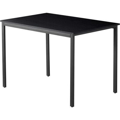 Möbelix , Schwarz , Metall, Holzwerkstoff , rechteckig , 110x76x70 cm , Esszimmer, Esszimmertische, Esstische, Holztische, Esstische Holz Möbelix , Schwarz , Metall, Holzwerkstoff , rechteckig , 110x76x70 cm , Esszimmer, Esszimmertische, Esstische, Holztische, Esstische Holz