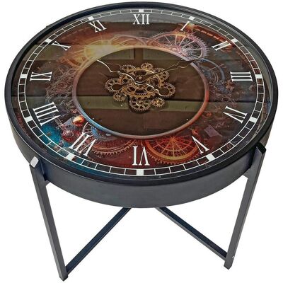 Möbelix , Mehrfarbig, Schwarz , Metall, Glas , rund , 71.5x57x71.5 cm , klappbar, einfacher Aufbau , Wohnzimmer, Wohnzimmertische, Couchtische, Couchtische rund Möbelix , Mehrfarbig, Schwarz , Metall, Glas , rund , 71.5x57x71.5 cm , klappbar, einfacher Aufbau , Wohnzimmer, Wohnzimmertische, Couchtische, Couchtische rund