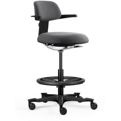 Mid.you , Dunkelgrau , Kunststoff , 55x106x51 cm , Büromöbel, Bürostühle, Schreibtischsessel Mid.you , Dunkelgrau , Kunststoff , 55x106x51 cm , Büromöbel, Bürostühle, Schreibtischsessel
