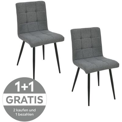 Ondega , Grau , Holz, Metall, Textil , Pappel , Sperrholz , 43x83x55 cm , Esszimmer, Esszimmerstühle, Holzstühle Ondega , Grau , Holz, Metall, Textil , Pappel , Sperrholz , 43x83x55 cm , Esszimmer, Esszimmerstühle, Holzstühle