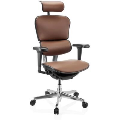 Mid.you , Braun, Schwarz , Metall , Echtleder , 65x132x60 cm , ergonomische Rückenlehne , Mid.you , Braun, Schwarz , Metall , Echtleder , 65x132x60 cm , ergonomische Rückenlehne ,