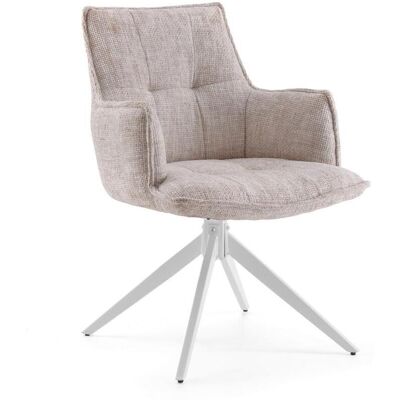 Mid.you , Beige , Metall , 59x85x63 cm , Sitzfläche 180° drehbar , Esszimmer, Esszimmerstühle, Polsterstühle Mid.you , Beige , Metall , 59x85x63 cm , Sitzfläche 180° drehbar , Esszimmer, Esszimmerstühle, Polsterstühle