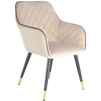 Kayoom , Braun, Beige , Metall , 58.8x86x61 cm , Esszimmer, Esszimmerstühle, Polsterstühle Kayoom , Braun, Beige , Metall , 58.8x86x61 cm , Esszimmer, Esszimmerstühle, Polsterstühle