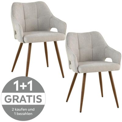 Livetastic , Hellgrau , Holz, Metall, Textil , Pappel , Sperrholz , 55x80x60 cm , Esszimmer, Esszimmerstühle, Polsterstühle Livetastic , Hellgrau , Holz, Metall, Textil , Pappel , Sperrholz , 55x80x60 cm , Esszimmer, Esszimmerstühle, Polsterstühle