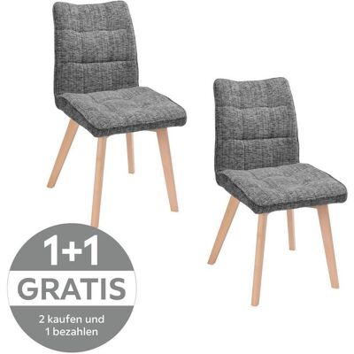 Livetastic , Grau , Holz, Textil , Buche, Pappel , massiv, Sperrholz , 45x88x62 cm , Esszimmer, Esszimmerstühle, Polsterstühle Livetastic , Grau , Holz, Textil , Buche, Pappel , massiv, Sperrholz , 45x88x62 cm , Esszimmer, Esszimmerstühle, Polsterstühle