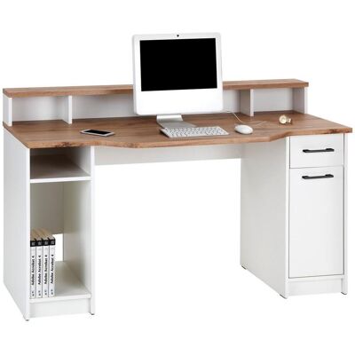 Tobi - Mx 166 - Transparent/Natúr - Schreibtisch Tobi - Mx 166 - Transparent/Natúr - Schreibtisch