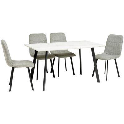 Livetastic , Weiß, Hellgrau , Metall, Textil, Holzwerkstoff , 140x46x75 cm , Livetastic , Weiß, Hellgrau , Metall, Textil, Holzwerkstoff , 140x46x75 cm ,