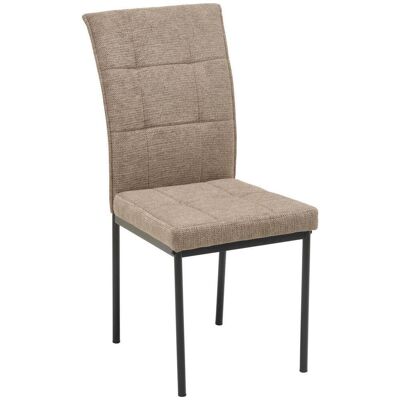 Mid.you , Braun, Schwarz , Metall, Textil , 44x96x61 cm , Esszimmer, Esszimmerstühle, Polsterstühle Mid.you , Braun, Schwarz , Metall, Textil , 44x96x61 cm , Esszimmer, Esszimmerstühle, Polsterstühle