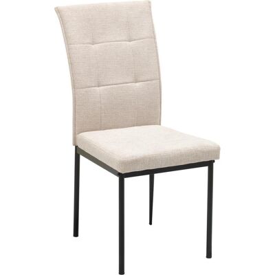 Mid.you , Schwarz, Beige , Metall, Textil , 44x96x61 cm , Esszimmer, Esszimmerstühle, Polsterstühle Mid.you , Schwarz, Beige , Metall, Textil , 44x96x61 cm , Esszimmer, Esszimmerstühle, Polsterstühle