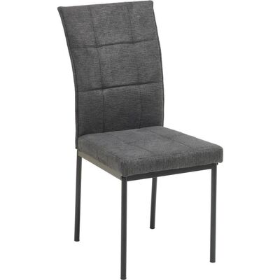 Mid.you , Anthrazit, Schwarz , Metall, Textil , 44x96x61 cm , Esszimmer, Esszimmerstühle, Polsterstühle Mid.you , Anthrazit, Schwarz , Metall, Textil , 44x96x61 cm , Esszimmer, Esszimmerstühle, Polsterstühle