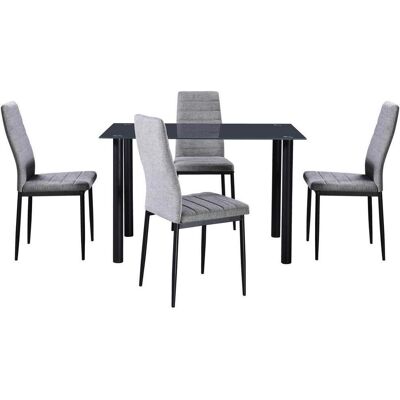 Nedis SmartLife , Grau, Schwarz , Metall, Glas, Textil , 120x75x80 cm , Nedis SmartLife , Grau, Schwarz , Metall, Glas, Textil , 120x75x80 cm ,