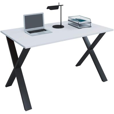 VCM Lona X-Schreibtisch - Weiß & Schwarz, 110x80 cm VCM Lona X-Schreibtisch - Weiß & Schwarz, 110x80 cm