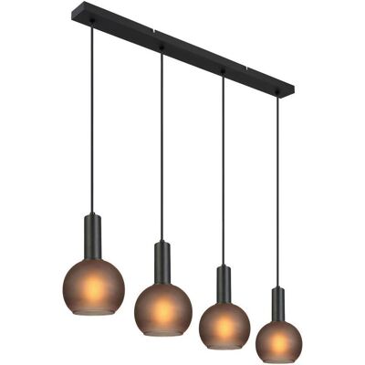James Wood , Grau, Schwarz , Metall, Glas , Abstraktes , rund , 15x120x90 cm , RoHS, CE , James Wood , Grau, Schwarz , Metall, Glas , Abstraktes , rund , 15x120x90 cm , RoHS, CE ,