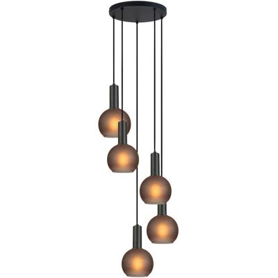 James Wood , Grau, Schwarz , Metall, Glas , Abstraktes , 120 cm , RoHS, CE , James Wood , Grau, Schwarz , Metall, Glas , Abstraktes , 120 cm , RoHS, CE ,