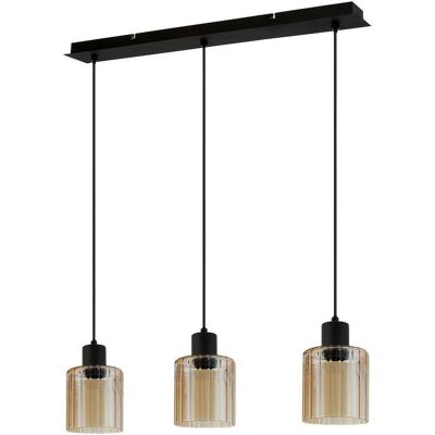 James Wood , Schwarz, Bernsteinfarben , Metall, Glas , Abstraktes , 12x120x64 cm , RoHS, CE , James Wood , Schwarz, Bernsteinfarben , Metall, Glas , Abstraktes , 12x120x64 cm , RoHS, CE ,