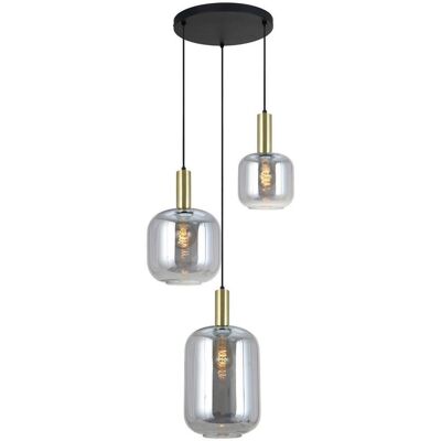 James Wood , Schwarz, Goldfarben , Metall, Glas , Abstraktes , 120 cm , RoHS, CE , James Wood , Schwarz, Goldfarben , Metall, Glas , Abstraktes , 120 cm , RoHS, CE ,