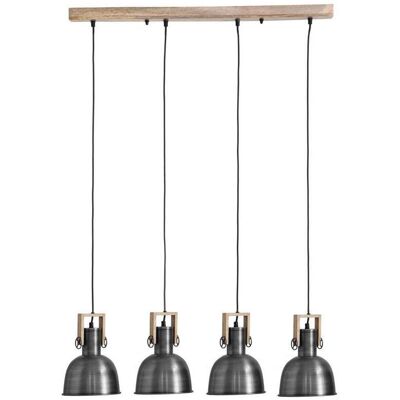 Globo , Naturfarben, Zinkfarben , Holz, Metall , länglich , 12x120x90 cm , CE , beliebig kürzbar , Globo , Naturfarben, Zinkfarben , Holz, Metall , länglich , 12x120x90 cm , CE , beliebig kürzbar ,