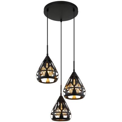 Globo , Schwarz , Metall, Kunststoff , rund , 120 cm , CE , beliebig kürzbar , Globo , Schwarz , Metall, Kunststoff , rund , 120 cm , CE , beliebig kürzbar ,
