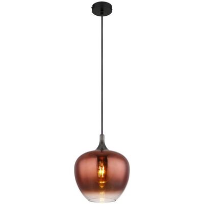 GLOBO 15548HG MAXY Pendelleuchte - E27, 60W, 240mm, Schwarz/Bronze GLOBO 15548HG MAXY Pendelleuchte - E27, 60W, 240mm, Schwarz/Bronze